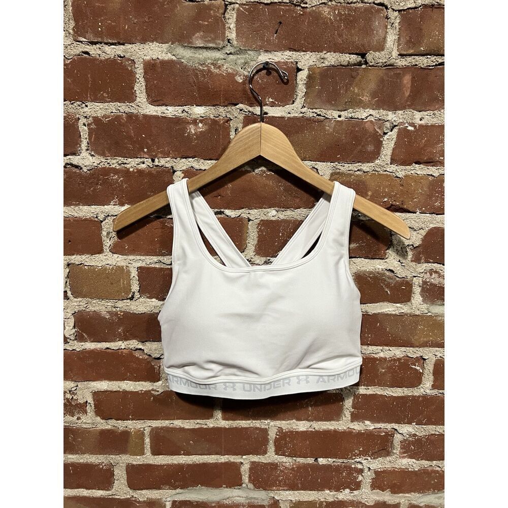Under Armour Womens White Sports Bra Size XL